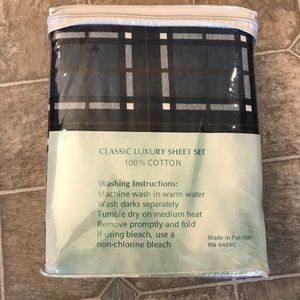 New Twin Luxury Cotton Flannel Sheet Set 3 Piece